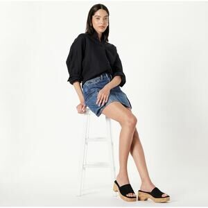 The Drop Women's Black Micro Bertina Platform